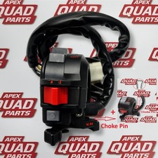 Left Handlebar Start Stop Light Choke Control  Switch  for Yamaha Raptor 660R