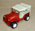 Vintage Tonka Pressed Steel Jeep 6 3/4" In Length