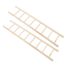 2 Pcs Pet Climbing Toys Bird for Parakeets Chicken Coop Ladder Ladders Cage