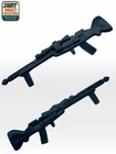 Vintage Kenner Star Wars Imperial Blaster Rifle Accessory – Dark Blue (Loose)