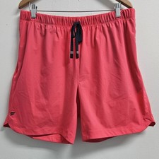 Fabletics Shorts Men s Extra Large Pink The One Short 7in Athletic Workout