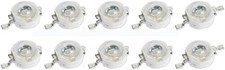 10pcs 3W UV LED Ultraviolet Bulbs Lamp Chips 365nm 370nm High Power Light Bead