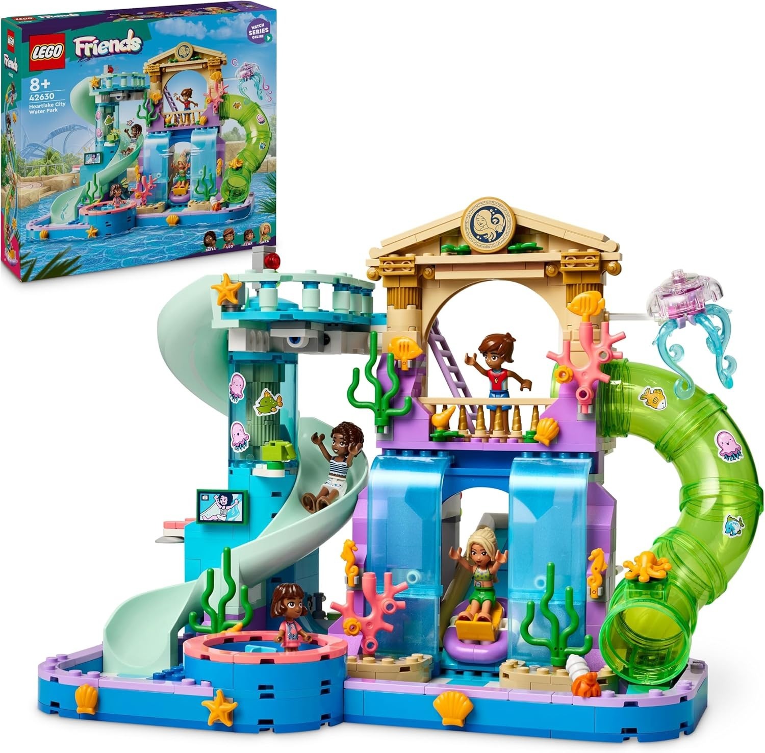 LEGO Friends Le Parc Aquatique de Heartlake City 42630 Cadeau Anniversaire Fille