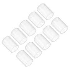 10pcs 13mm Pool Tip Cover Billiard Cue Tip Protector Rubber Transparent