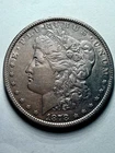 1878 Morgan Silver Dollar Almost Uncirculated 55