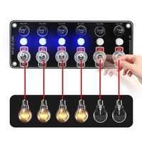 Eurowagens Schaltpanel Umschalter FüR Yachten Truck Marine On/Off