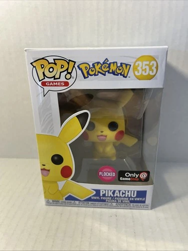Funko Pop! Vinyl: Pokémon - Pikachu (Flocked) - GameStop (Exclusive) #353