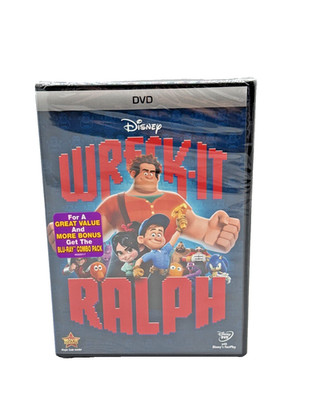 DISNEY - WRECK-IT RALPH ANIMATED DVD MOVIE, JOHN REILLY, SARAH SILVERMAN, WS