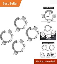 2Pair H7 Led Adapter Led Headlamp Retainer, H7 LED Headlamp Adapter Bulb Base...