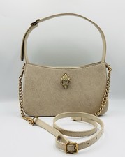 Borsa a tracolla Kurt Geiger Drench Bond beige pelle capelli di vitello prezzo consigliato £ 249
