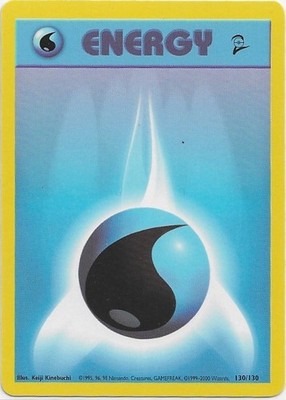 Water Energy 130/130 Base Set 2 Regular NM