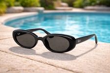 Ray-Ban RB4441D 667787 Black Grey Unisex Sunglasses