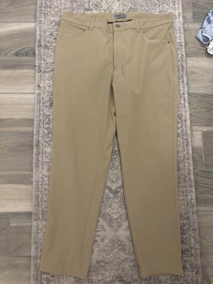 VRST Men s Size 36x30 Limitless 5 Pocket Athletic Fit Pants Tan  Stretch