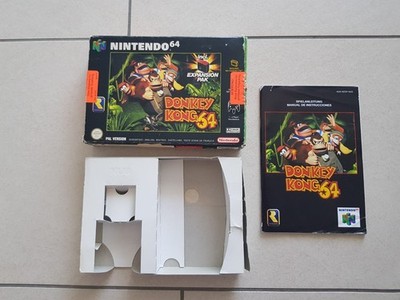 Nintendo 64 Donkey Kong N64 OVP Leerverpackung leer Original Inlay Anleitung PAL