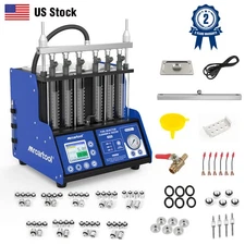 MRCARTOOL V310 Car Fuel Injector Tester Ultrasonic Injector Cleaning Machine US