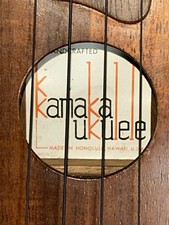 1980  s Soprano Kamaka Ukulele With Hard Case