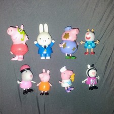PEPPA The PIG And Friends Action FIGURES Toys Play LOT of 8