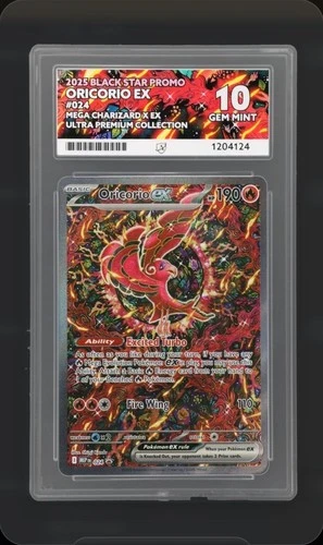 Pokémon Oricorio EX 024 Black Star Promo ACE 10 Perfect Subgrades