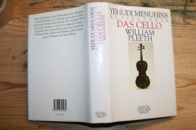 Fachbuch  Cello Cellospiel  spielen  Yehudi Menuhins  Bogen Cellomusik 17-19.Jh
