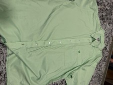 Cinch Western Shirt Men XL Lime Green Long Sleeve Button Down