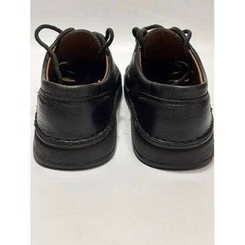 Zapatos de pescador Birkenstock Bodega de cuero negro tejido con cordones para hombre talla 42 Foto 3 de 4