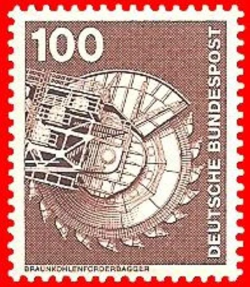 🇩🇪.BRD Bund Michel Nr. 854 Postfrisch** (1975) Industrie und Technik - Bild 1 von 1
