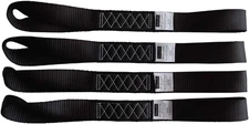 Heavy-Duty Soft Loop Tie Down Straps 10,000 LBS - 4 Pack, 1.5"x18