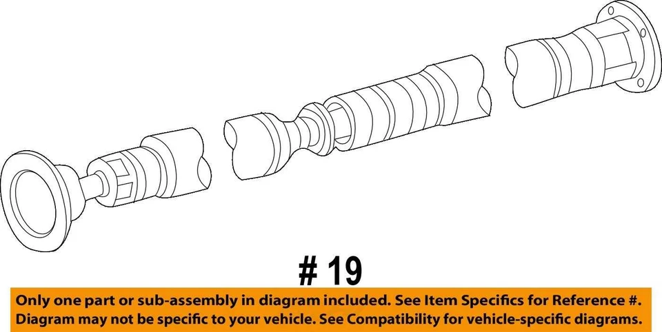 (LOCAL PICKUP ONLY) Rear Drive Shaft AWD Fits 19-21 INFINITI QX50 2991682 - Изображение 4 из 4