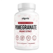 NEW Alevia Pomegranate Capsules 60ct Organic Extract Antioxidant 20 OFF US