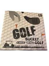 Bucket Golf Portable Golf Course 6 Hole Game NIB