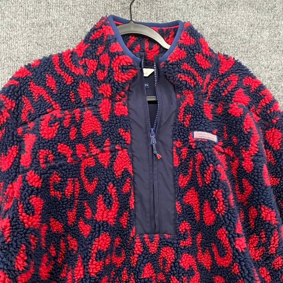 Suéter Vineyard Vines para mujer 2XL azul polar The Shep camisa pulóver al aire libre Foto 3 de 4