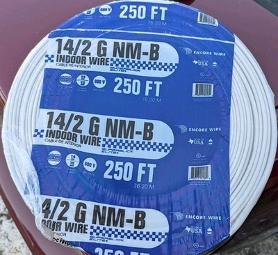 14/2 Nm-b Indoor Wire 250ft encore wire