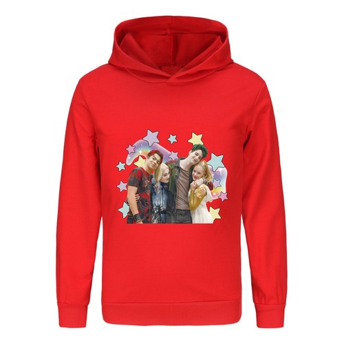 6-13 years old zombies4 girls hooded suit boys pure cotton long sleeved pants - Picture 8 of 26