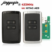 433 MHz 4-Button Remote Key Fob with Encrypted Chip - Replacement Car Key