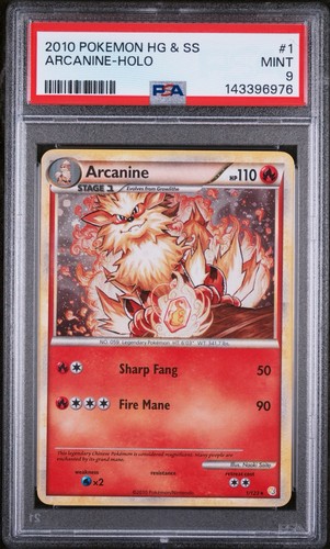 Arcanine graded PSA 9 for sale on eBay