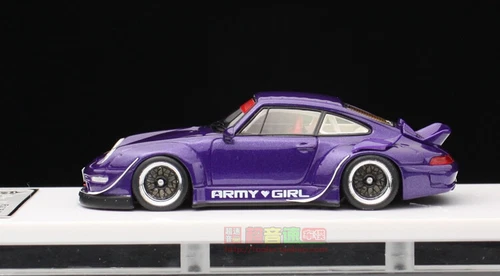 Fuelme Fumei 1:64 993 RWB army girl resin limited edition car model wide body - Foto 7 di 15