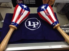 Latin Percussion LP393PR LP Salsa Maracas Puerto Rico Flag