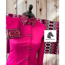 Western Showmanship Horsemanship Pleasure Show Shirt and Matching Show pad 34x40