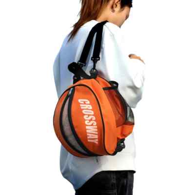 1PC Adjustable Shoulder Strap 2 Side Mesh Pockets Basketball Bag Sports Ball Bag