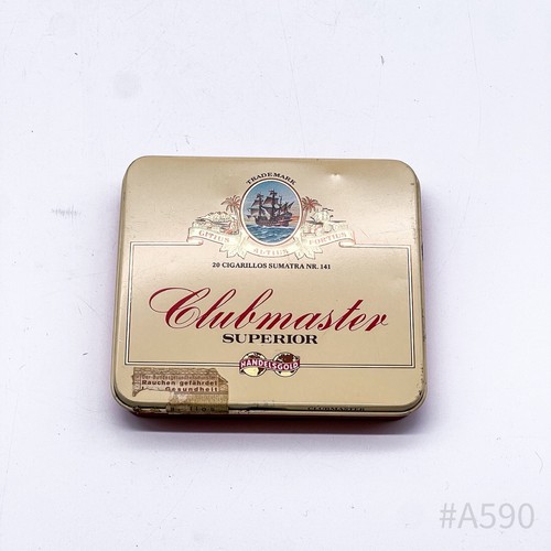 Vintage Blechdose Zigarrendose Clubmaster Superior Cigarillos Sumatra Nr. 141 - Picture 8 of 14