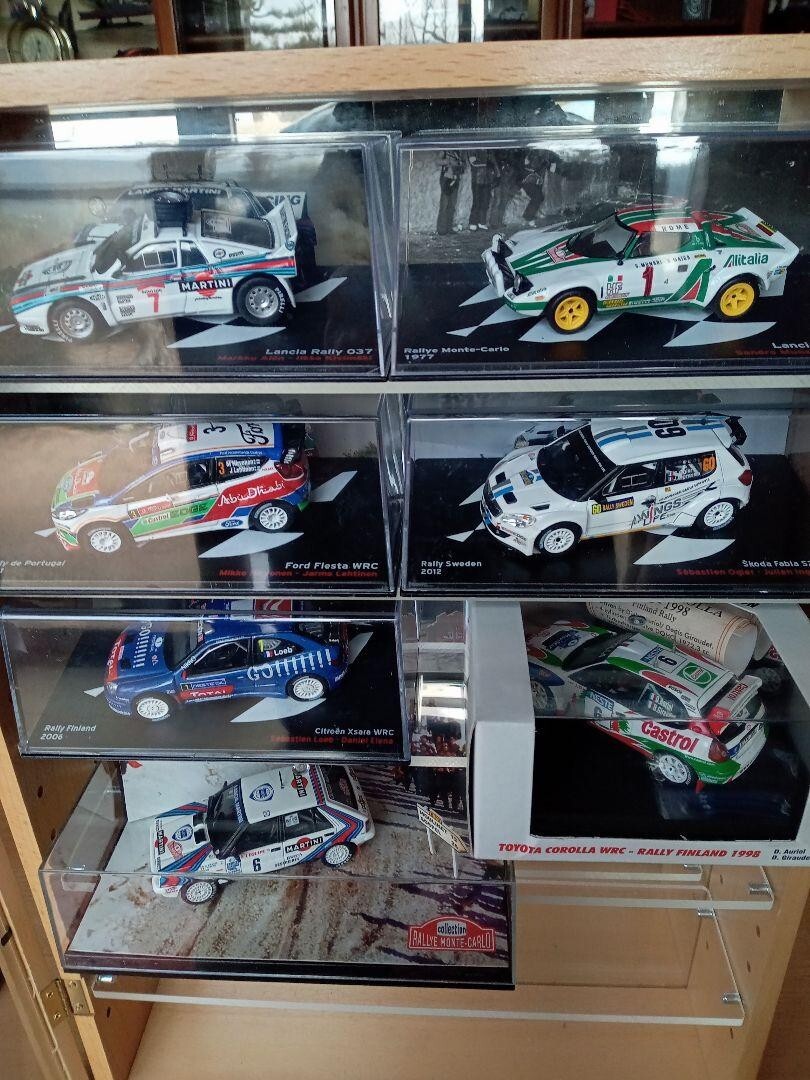 1/43ラリーカー　7台セット 1/43 Rally Car Diecast minicar set of 7 lancia toyota F/S