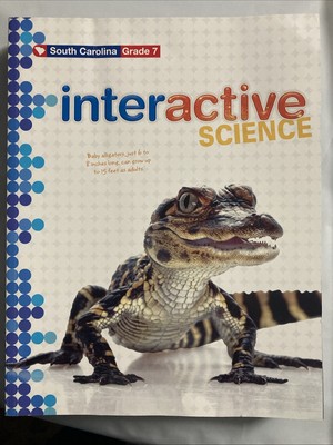 South Carolina Interactive Science Grade 7 Student Edition workbook VG