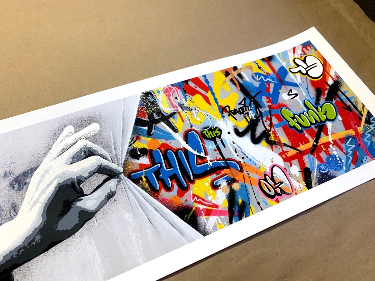 Martin Whatson SNEAK PEEK Art Print Graffiti Prints + COA
