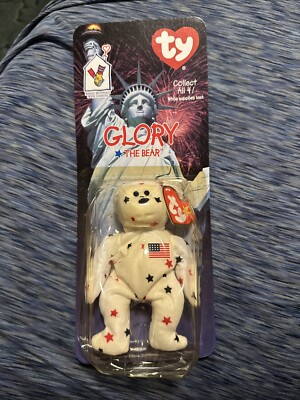 Mcdonalds TY 1999 Beanie Baby Glory The Bear Sealed Never Opened