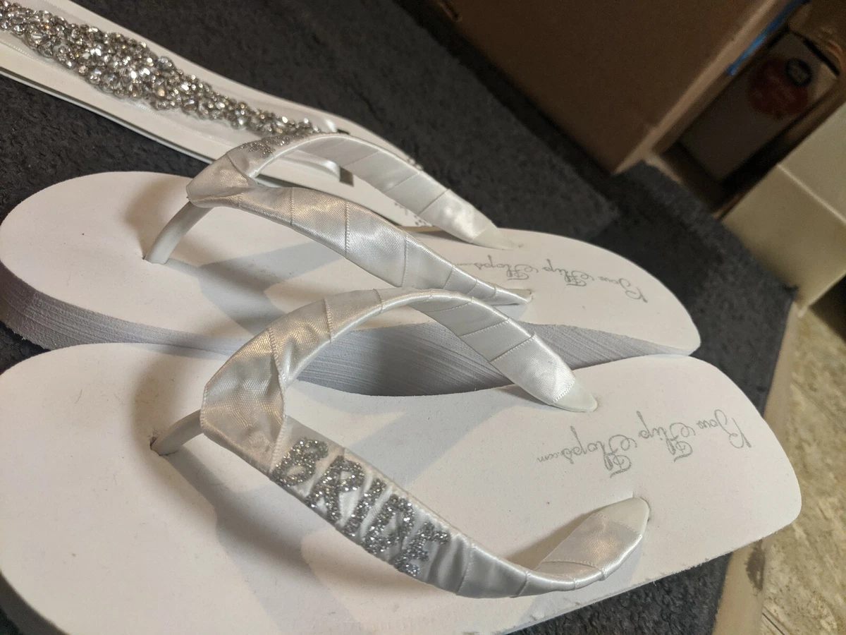 Ebay flip cheap flops wedding