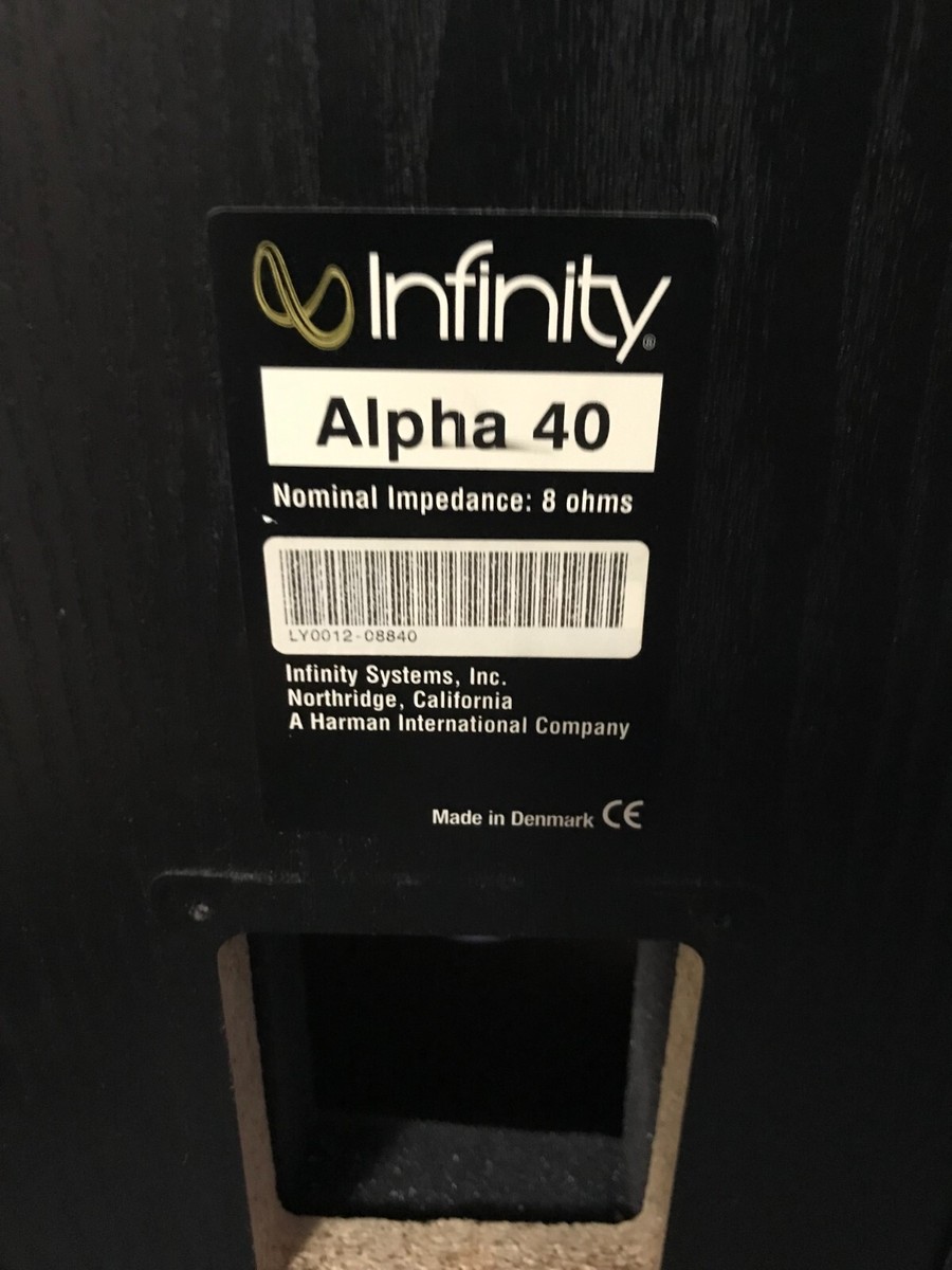 【高音質】INFINITY Alpha 40 アルファ 40 アルミコーン Infinity Alpha 40 6 inch woofer | eBay