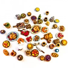 28mm Medieval Meal Dungeons & Dragons DnD D&D Village Furniture Tavern Scatter