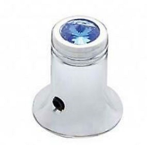 CB Radio Knob On/Off Volume Squelch Purple Jewel 2 Piece Chrome UP# 21789 Each E - Foto 3