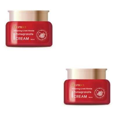 Deoproce Aufhellende und Anti-Falten Granatapfel Creme 100ml * 2 Stück - KOST...