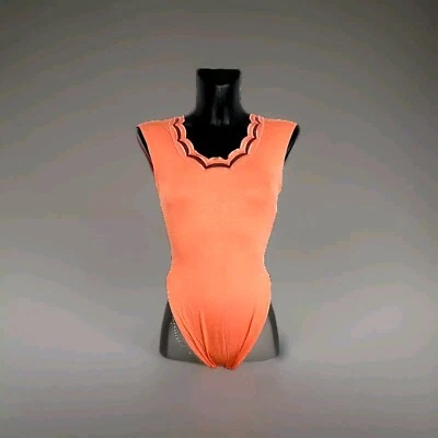 Cotton Club exklusiver Body in Orange Gr. 40 ***Luxus Lingerie Neu - Bild 1 von 4